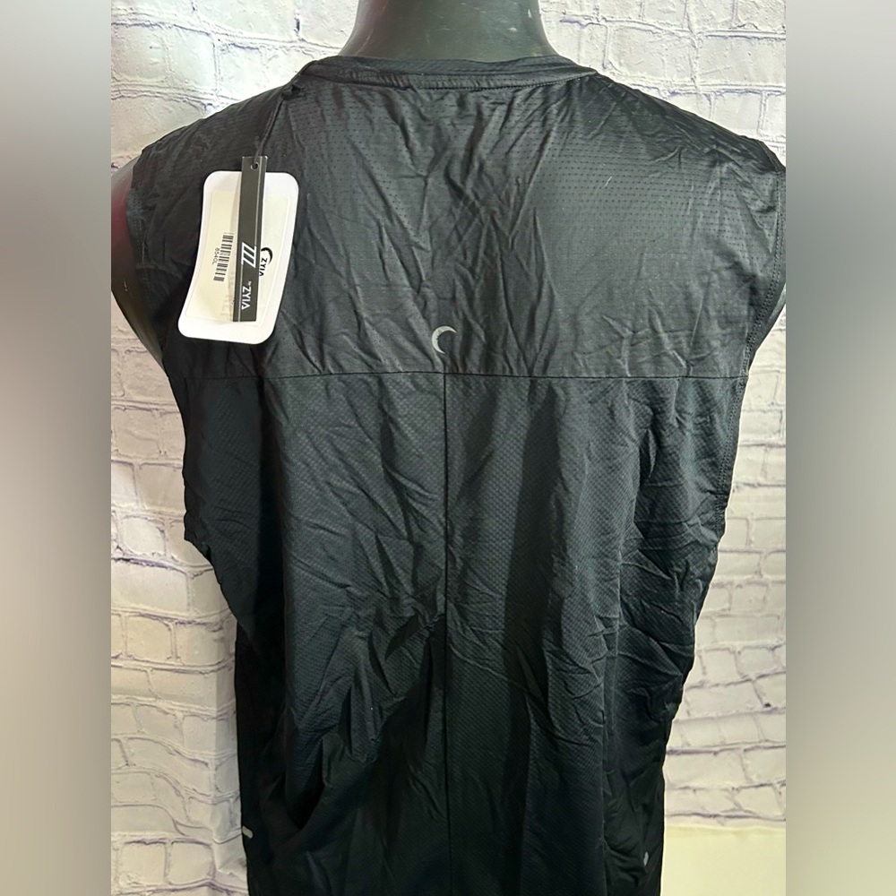 ZYIA Active mens size large black BREATH tank top